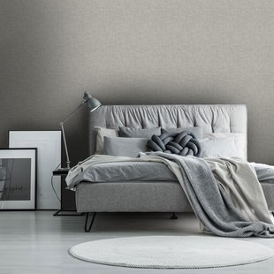 Vliesbehang Antibes An28207 - Donkergrijs - Grijs Met Blauw-groene Ondertoon - 10,05 M X 53 Cm