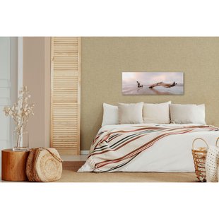 Vliesbehang Antibes An28210 - Vergrijsd Mosterdgeel - 10,05m X 53cm