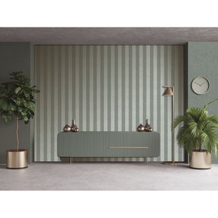 Vliesbehang Antibes An28217 - Vergrijsd Groen - Blauw - Grijs - 10,05 M X 53 Cm