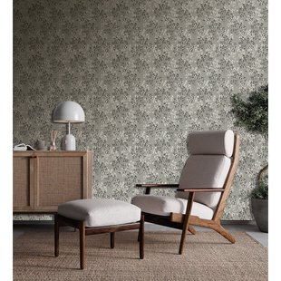 Vliesbehang Antibes An28252 - Off White - Zwart - Grijsbruin - 10,05 M X 53 Cm