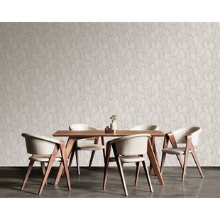 Vliesbehang Antibes An28260 - Lichtgrijs - Middengrijs - Zilver - 10,05 M X 53 Cm