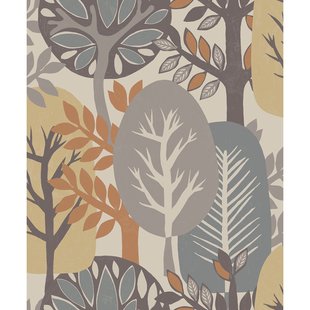 Vliesbehang Antibes An28282 - Grijsblauw - Beige - 10,05 M X 53 Cm