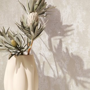 Vliesbehang City Romance 35128 - Beige - Parelmoer - Zand - 10,05m X 53cm