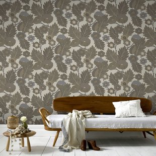 Vliesbehang Antibes An28271 - Beige - Bruin - Grijs - 10,05 M X 53 Cm