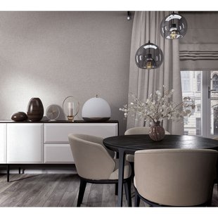 Vliesbehang City Romance 35110 - Muisgrijs - Middengrijs - Zilver - Metallic - 10,05m X 53cm