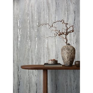 Vliesbehang City Romance 35160 - Muisgrijs - Zilver - Greige - Lichtgrijs - 10,05m X 53cm