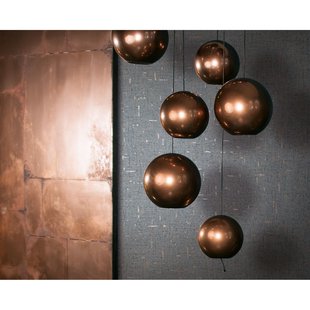 Vliesbehang City Romance 35111 - Antraciet - Koper - Zwart - Metallic - 10,05m X 53cm