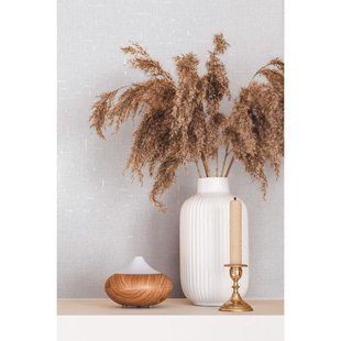 Vliesbehang City Romance 35115 - Helder Wit - Parelmoer - Zilveren Glans - 10,05m X 53cm