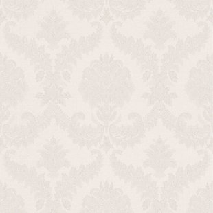 Vliesbehang Classic & Elegant 23600 - Gebroken Wit - Glans - 10,05m X 53cm