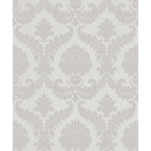 Vliesbehang Classic & Elegant 23601 - Licht Zilvergrijs - Beige Metallic - 10,05m X 53cm