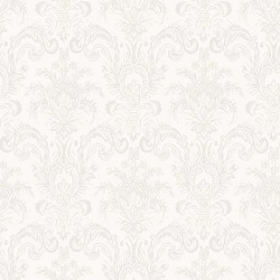 Vliesbehang Classic & Elegant 23610 - Off White Met Glans - Champagne - 10,05 M X 53 Cm