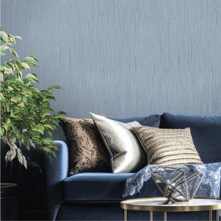 Vliesbehang Classic & Elegant 23686 - Lichtblauw - 10,05 M X 53 Cm