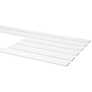 Cando Sierlijstenset - Wit - Gegrond - Mdf - Zelfklevend - 9x63mm - 130x130cm