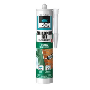 Bison Siliconenkit Bouw Wit 300ml