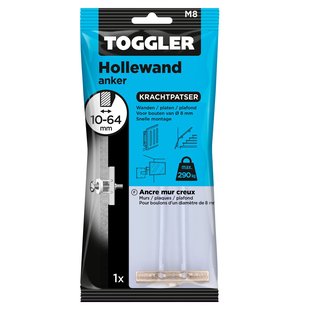Toggler Hollewandplug Staal - Diam. 20mm - Per Stuk