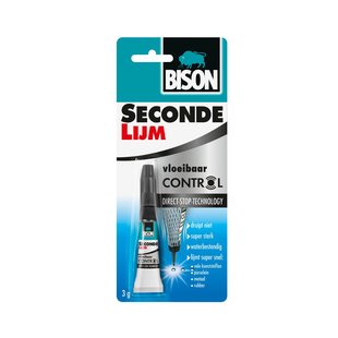 Bison Secondelijm Vloeibaar Control 3g