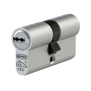 Nemef Veiligheidscilinder 142/9 Skg*** - Met Kerntrekbeveiliging - Met Gevarenfunctie - 3 Sleutels
