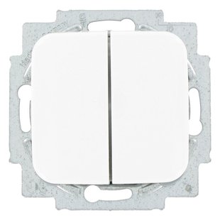 Busch & Jaeger Wissel/wisselschakelaar Reflex Si Wit