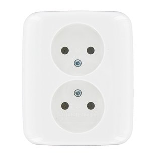 Busch Jaeger Inbouwstopcontact Si Reflex Ongeaard 2-polig Wit Ip20