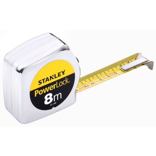 Stanley Powerlock Rolbandmaat 8m