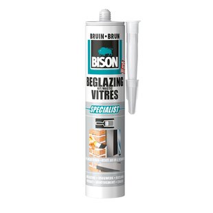 Bison Beglazingskit Bruin 290ml