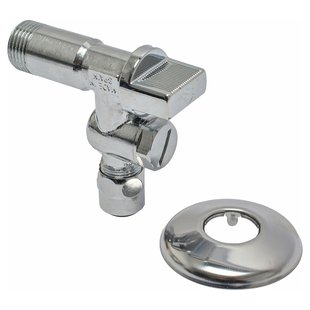 Sanivesk Hoekstopkraan +filter + Rozet 1/2mx10mm Chroom