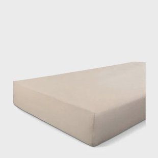 Walra jersey hoeslaken - zand (tot 30 cm) (200/210 cm)