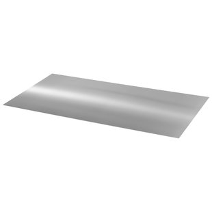Aluminium Plaat - Gladde Afwerking - 100 X 50 Cm - Dikte 0,5 Mm