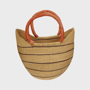 Tas, savannegras, gestreept, groot