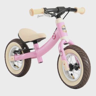 BikeStar Sport, 2 in 1 meegroei loopfiets, 10 inch, roze/eenhoorn