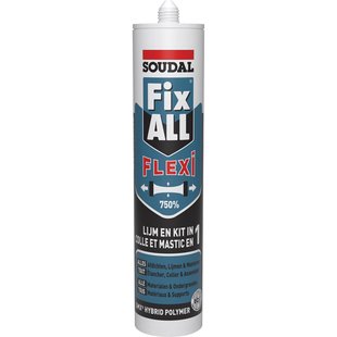 Soudal Lijmkit Fix All Flexi Zwart 290ml