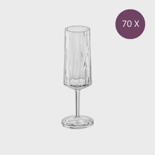 Koziol champagneglas, thermoplastic, Superglas Club No. 1 (70 stuks)