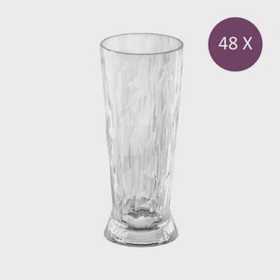 Koziol Bierglas, 300 ml, thermoplastic - Koziol Club No. 10 (48 stuks)