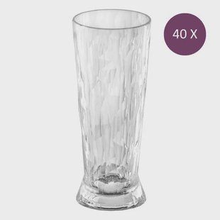 Koziol Bierglas, 500 ml, thermoplastic - Koziol Club No. 11 (40 stuks)