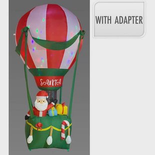 Nova Belle kerst opblaas luchtballon 210cm