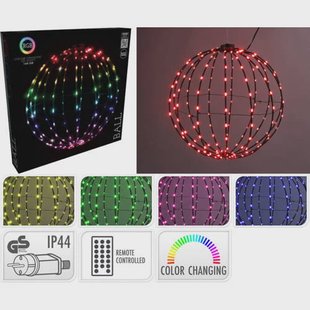 Nova Belle Kerstbal 40cm RGB 168 LED