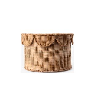 Sissy-Boy rotan mand ruffle small (27x18 cm)