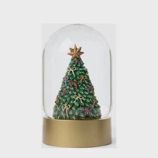 Sissy-Boy Sneeuwbol met kerstboom met strikjes (9,5 cm) (ø9.5 cm)