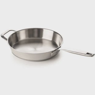 Beka Maestro koekenpan met tegengreep Ø 32 cm – roestvrij staal zonder anti-aanbaklaag