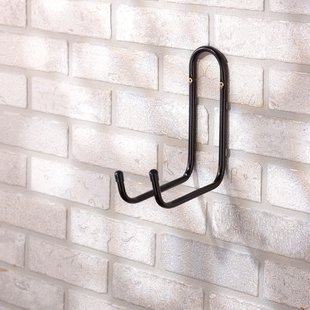 Mottez Dubbele Haak Zwart Ø10mm 165mm