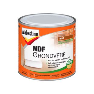 Alabastine Grondverf Mdf 2in1 Wit 500ml