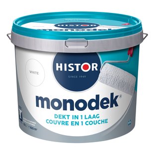 Histor Monodek Muurverf - Mat - White - 10l