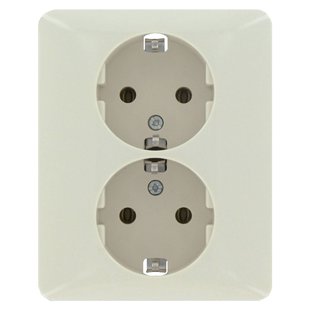 Peha Inbouwstopcontact Standaard Met Aarde (randaarde) 2-polig Crème Ip20