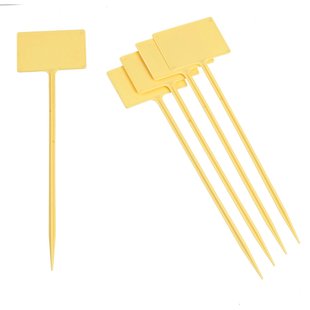 Nature T-etiketten Geel 34cm 5 Stuks