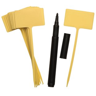 Nature Plaatetiketten Met Tuinstift 13 Cm 10 Stuks