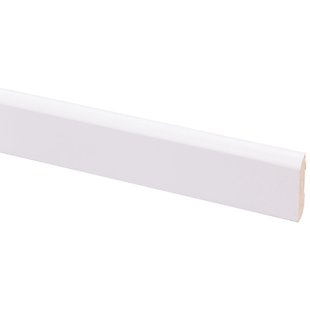 Plafondplint Mdf Folie - Wit - Zelfklevend - 42x8mm - 260cm