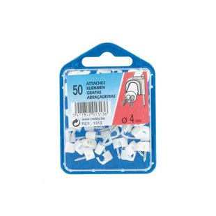 Reddy Clips 4mm Wit 50st.