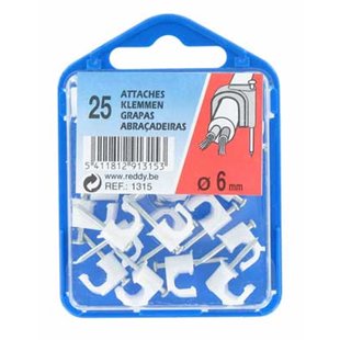 Reddy Clips 6mm Wit 25st.