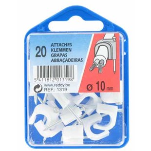 Reddy Clips 10mm Wit 20st.