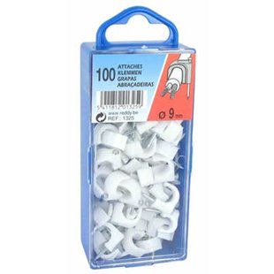 Reddy Clips 9mm Wit 100st.